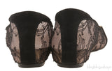 Black Lace Ballet Flat