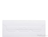Shadow White Kelly Cut Pochette Swift