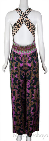 Multi-color Print Jumpsuit