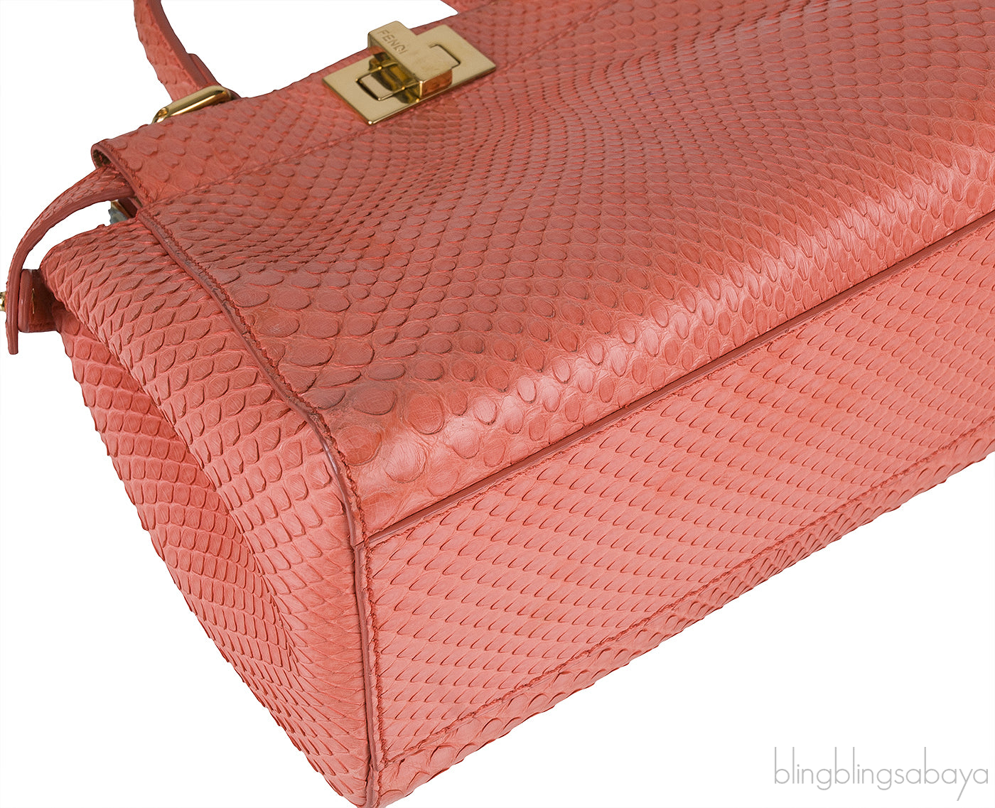 Orange Python Mini Peekaboo