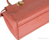 Orange Python Mini Peekaboo