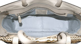 Beige Canvas Python Boxer