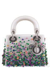 Lady Dior Micro Flower Embellished Bag
