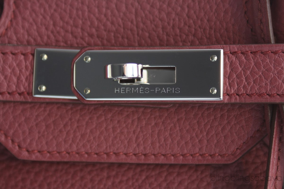 Birkin 35 Bois Rose Taurillon Clem