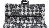 Chanel 2.55 Reissue Camellia Tweed Black and White Flap Bag
