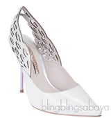 Angelo Cutout Leather Pumps