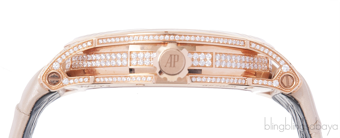 Pink Gold Diamond 41 mm Ladies Watch
