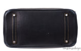 Hermès Birkin 35 Ghillies Noir Veau Evercolor Denim Fonce