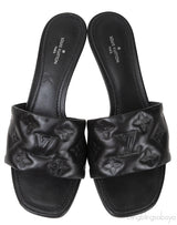 Black Leather 55 mm Revival Mule