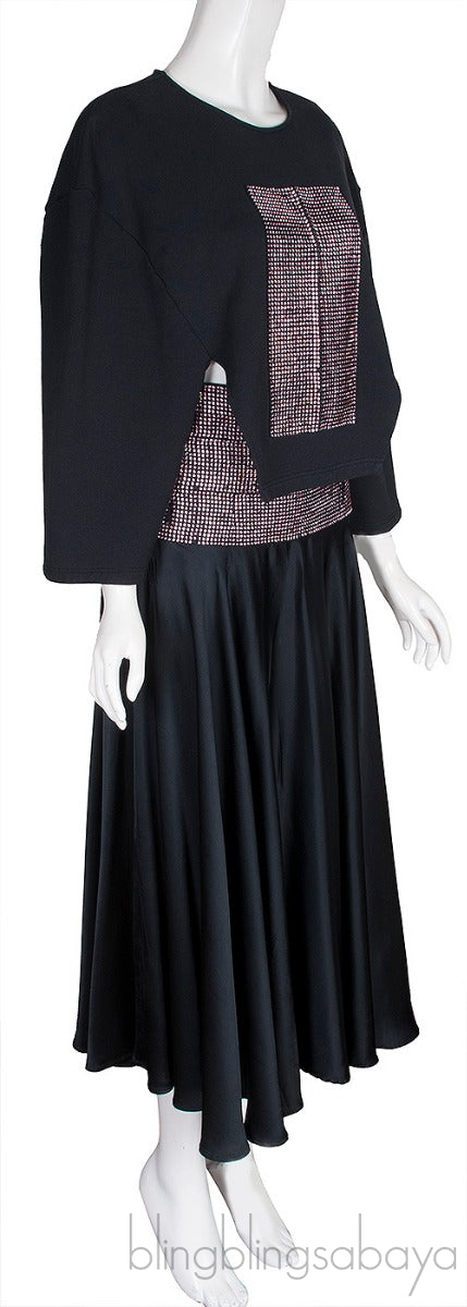 Crystal Embellished Top & Skirt