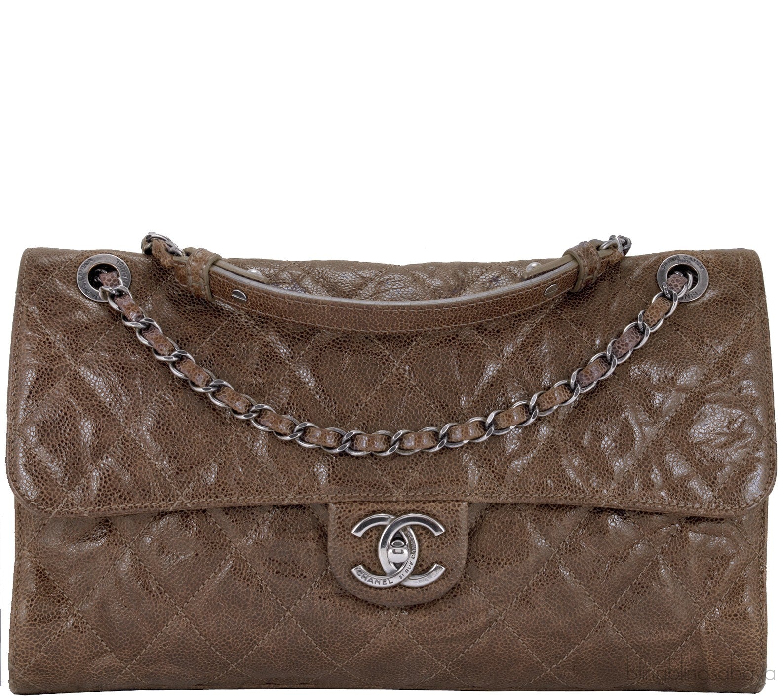 Distressed Flap Shoulder Bag*