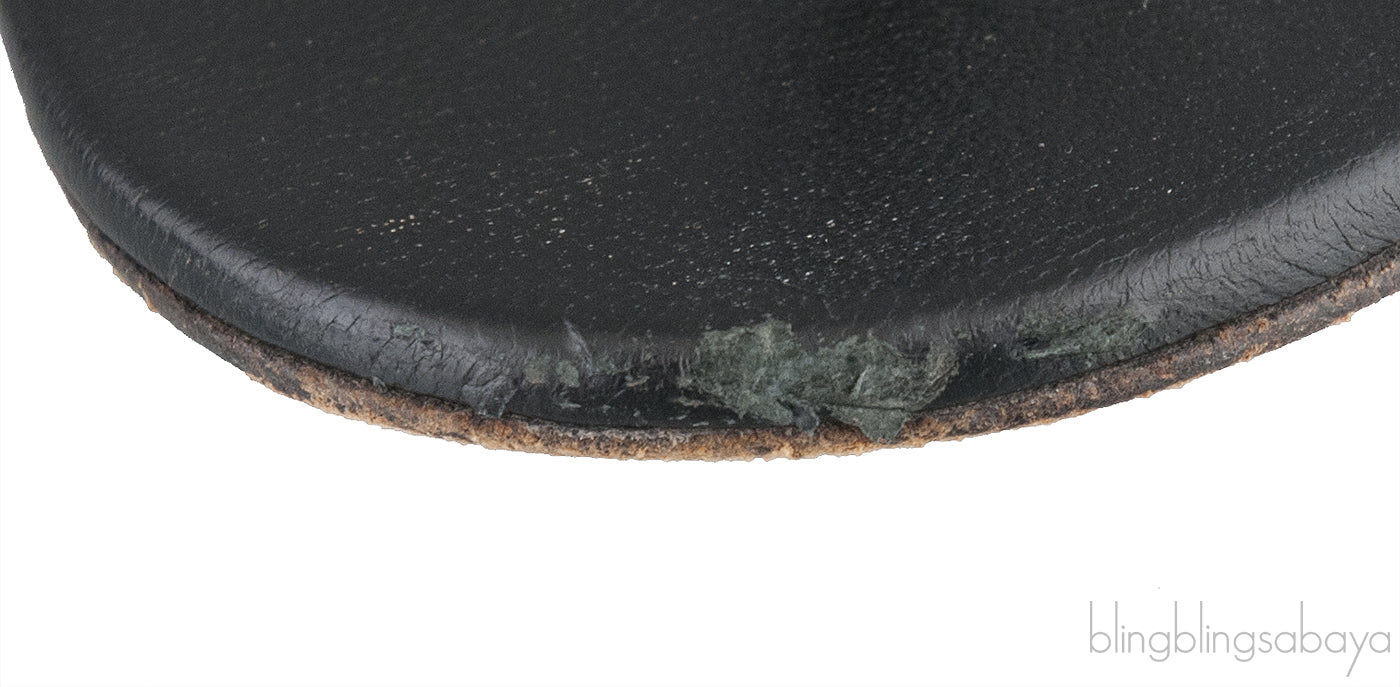 Black T-strap Thong CC Sandals