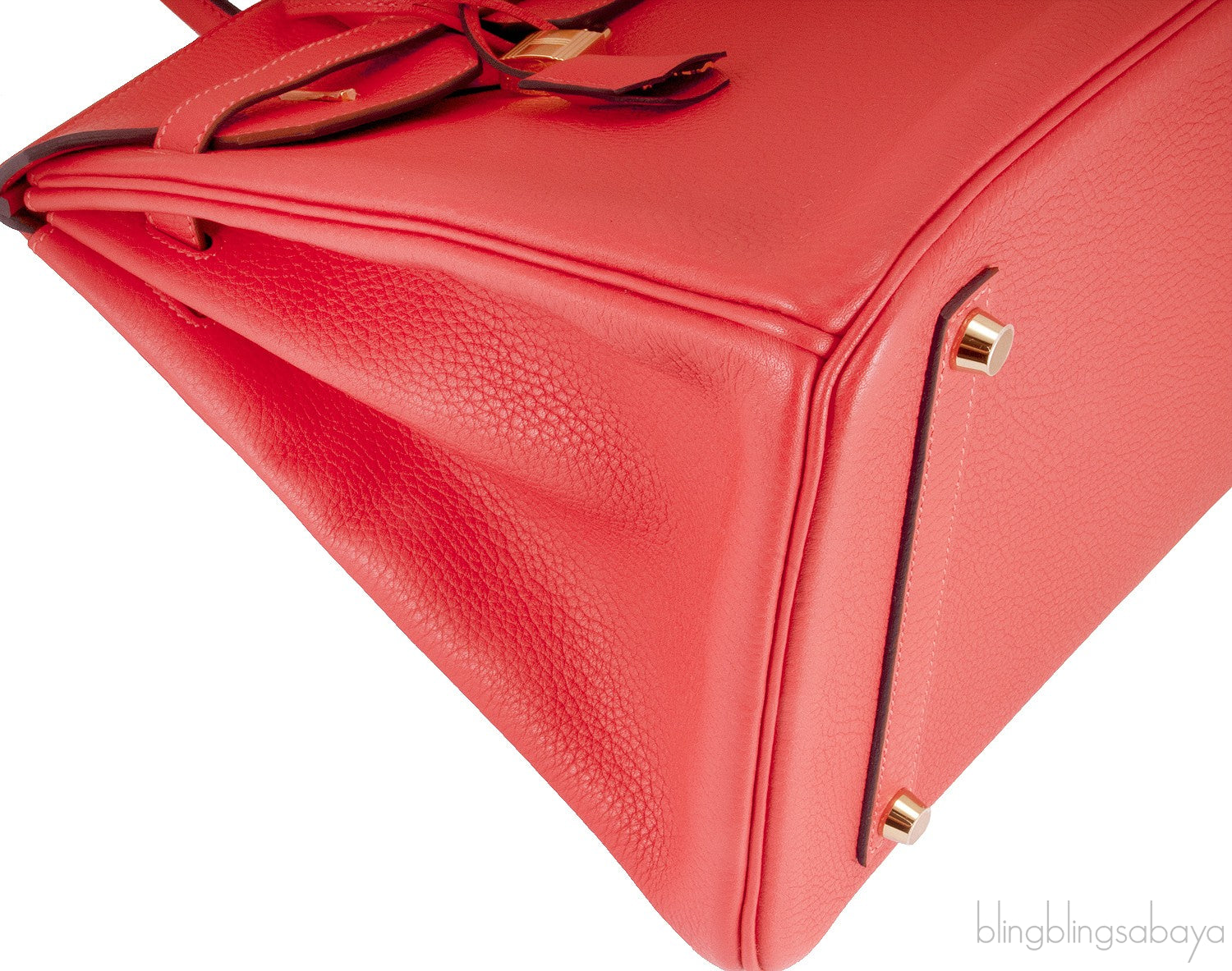 Birkin 35 Rouge Pivoine GHW