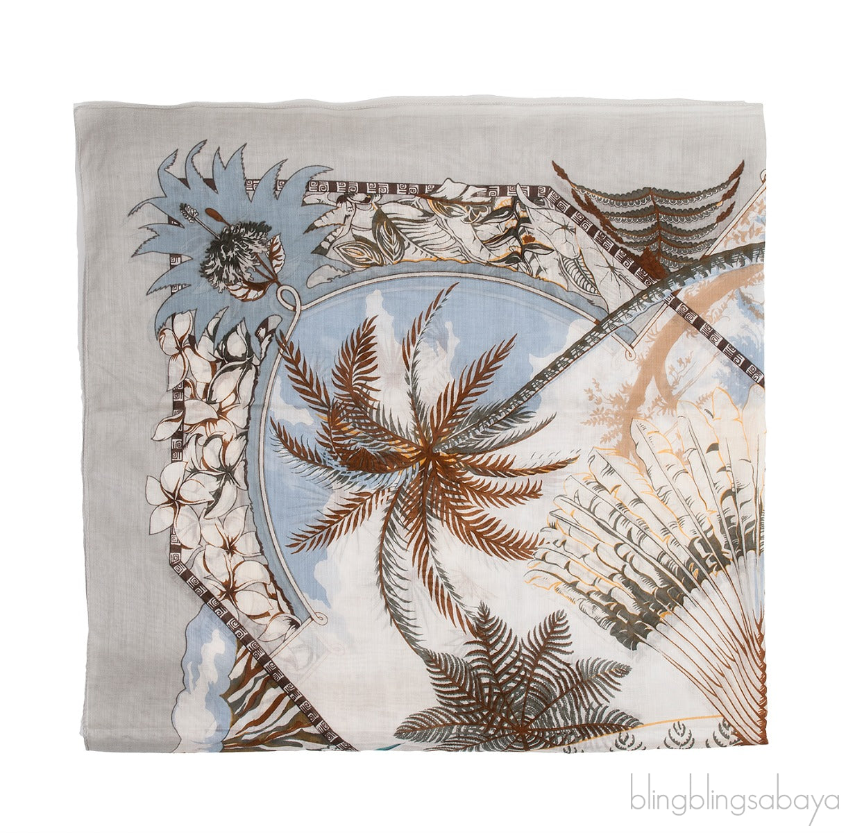 Aloha Cotton Printed Shawl