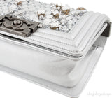 Le Boy Crystal Silver Small Bag