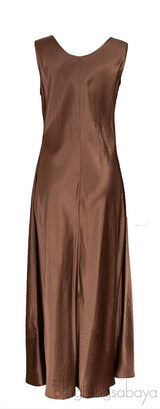 Capua Sleeveless Satin Midi Dress