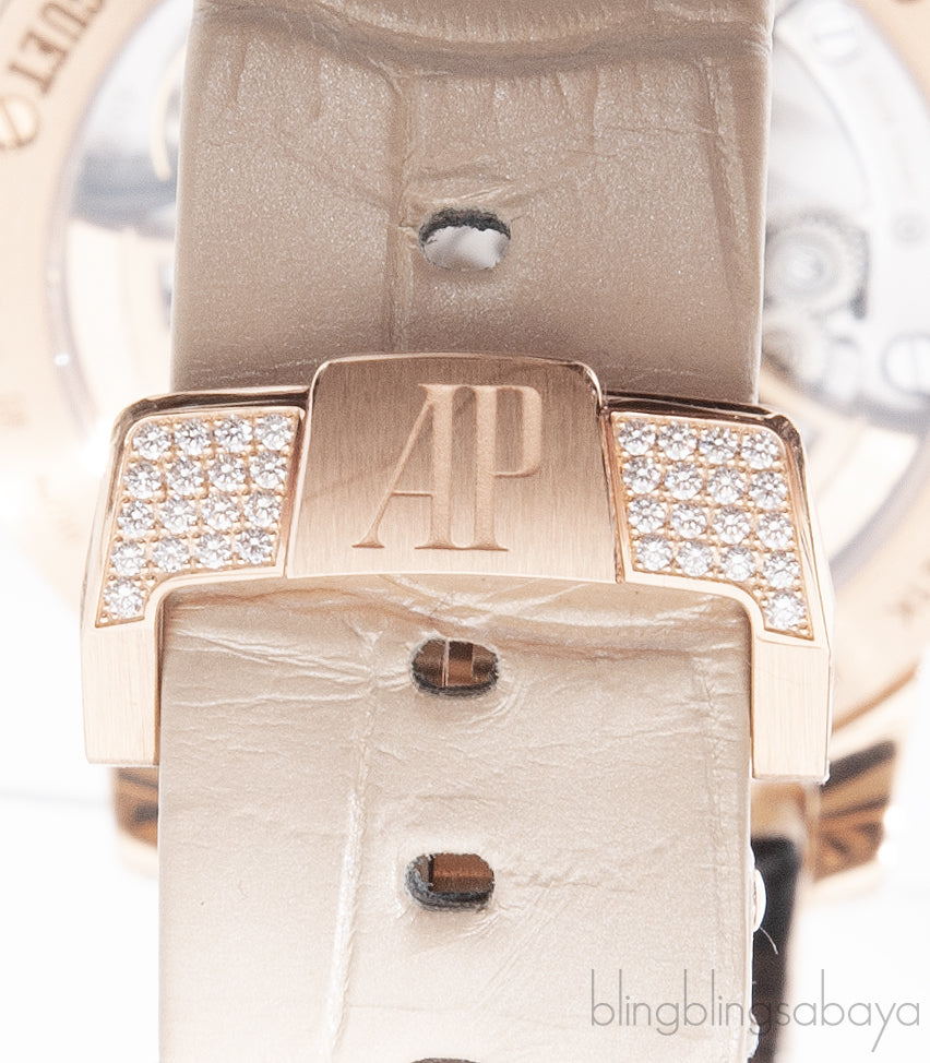 Pink Gold Diamond 41 mm Ladies Watch