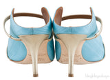 Maureen Sky Blue Mules