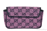 Pink GG Marmont Embroidery Super Mini Bag