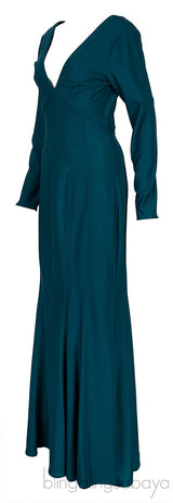 Green Longsleeve Mermaid Dress