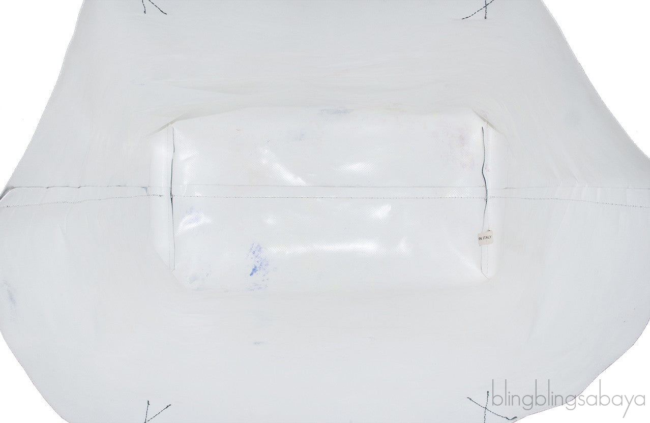 Blue Printed PVC Tote