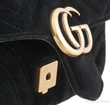 Black Marmont Velvet Mini Bag