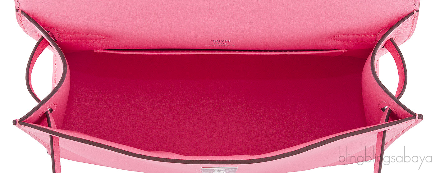 Kelly Pochette Swift Rose Azalee