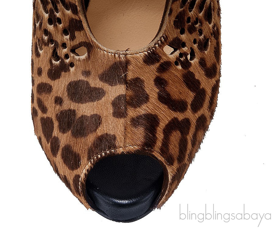 Markesling Leopard Cut-out Slingback