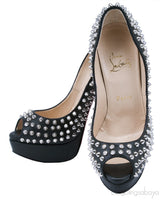 Lady Peep Toe Spikes 150 Pump