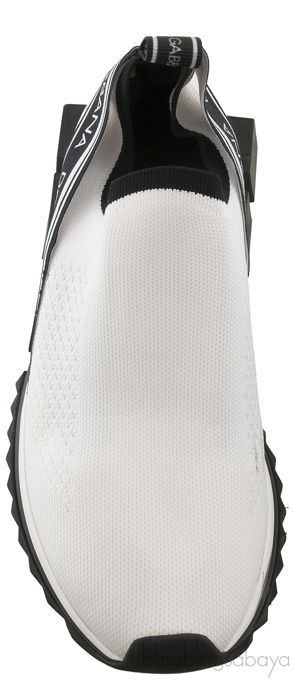White Sorrento Logo Sneakers