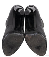 Black Mix Quilted Leather Ankle Boots