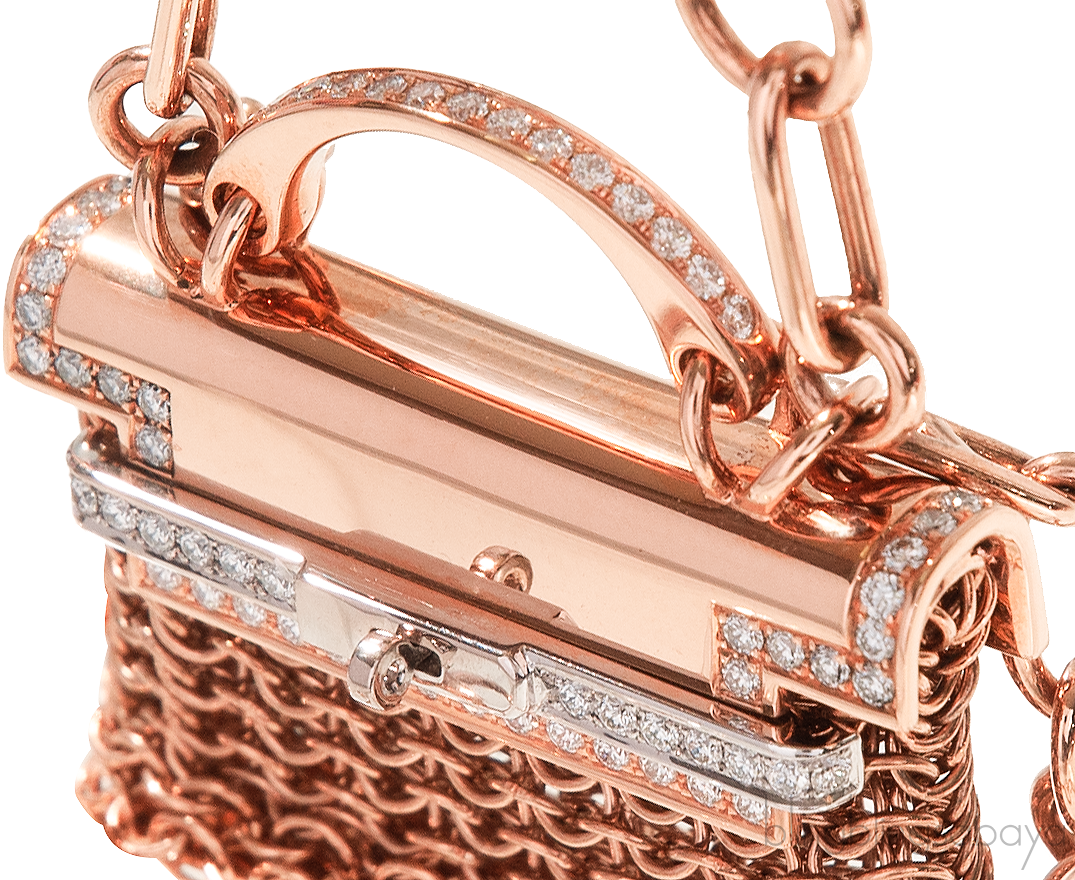 Precieux H Kelly Diamond Rose Gold Necklace