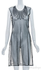 Polka Dot Sheer Camisole Dress