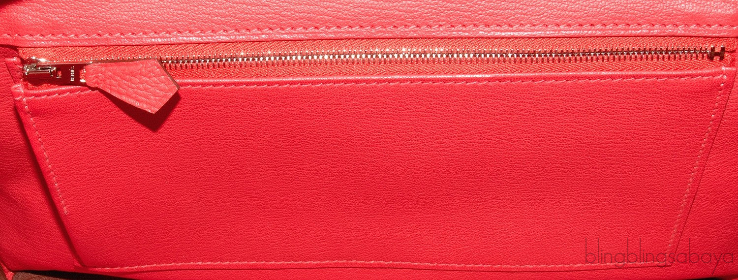 Birkin 30 Red Pivoine Togo PHW