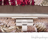 Embroidered Sequin CLutch