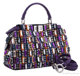 Peekaboo Mini Jeweled Satchel Bag