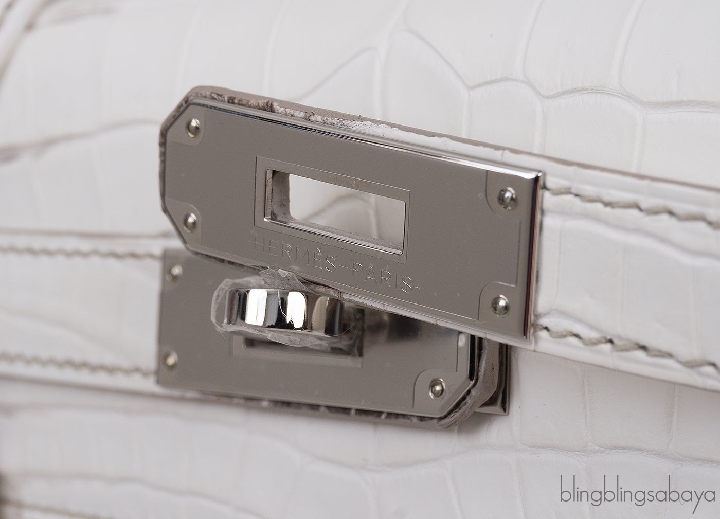 Hermes Kelly 28 Himalaya Crocodile Bag PHW