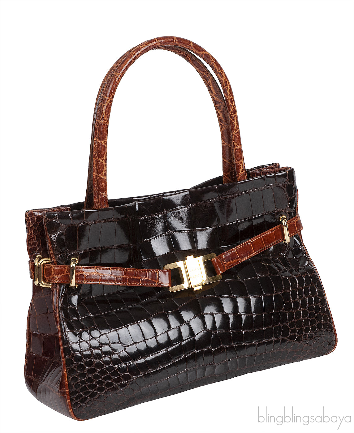 Lana Marks Positano Alligator Bag