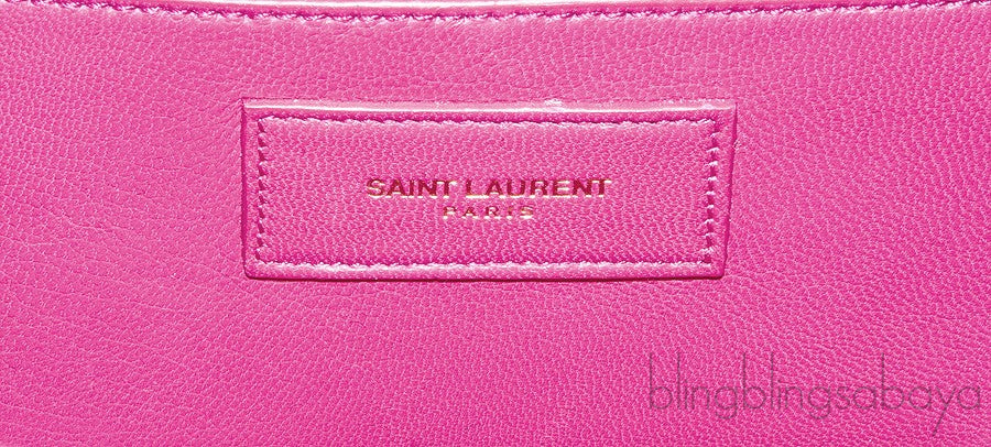 Fuchsia Pink Monogrammed Clutch