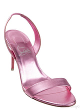 O Marylin Pink Metallic Slingback Sandal