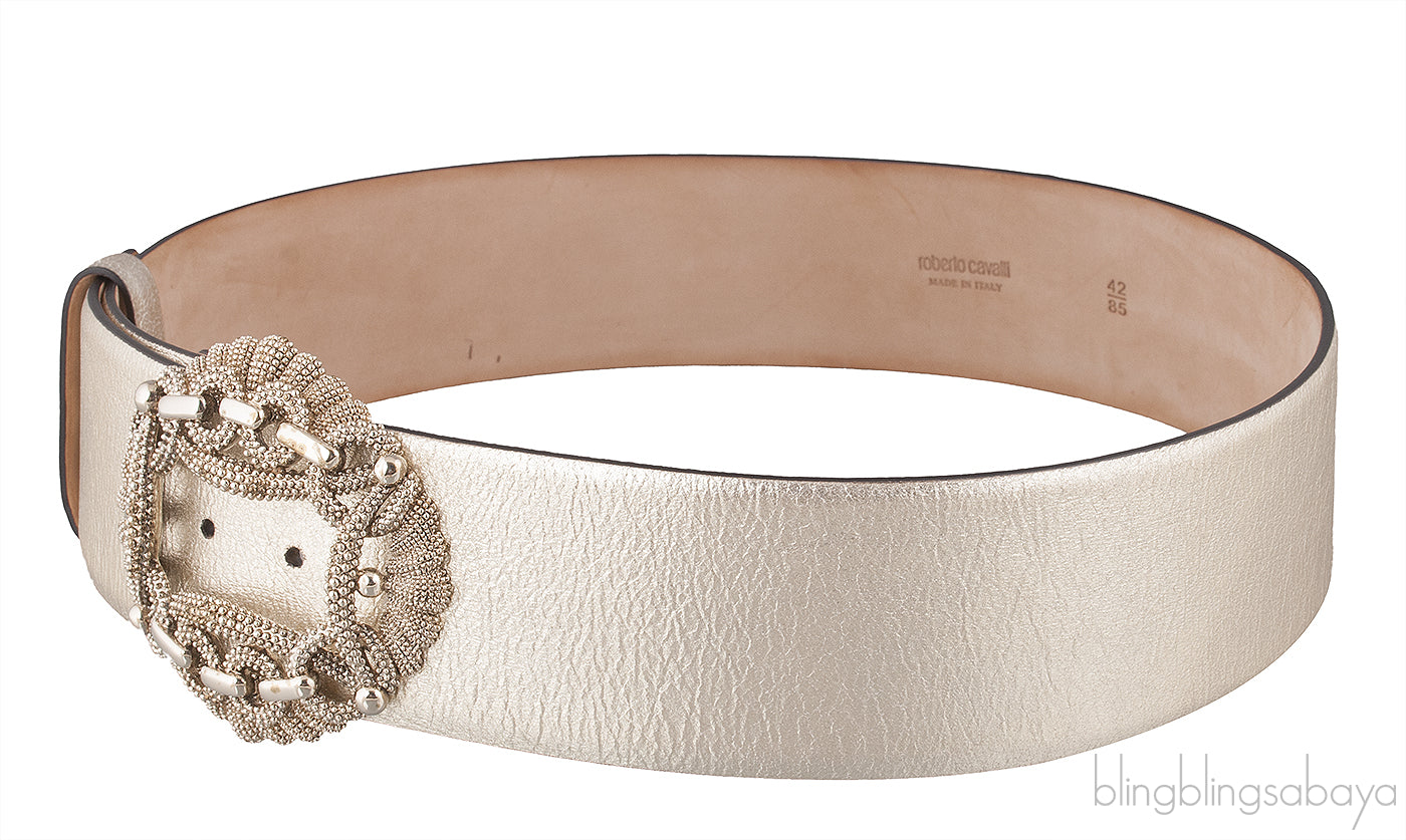 Light Gold Wide Belt