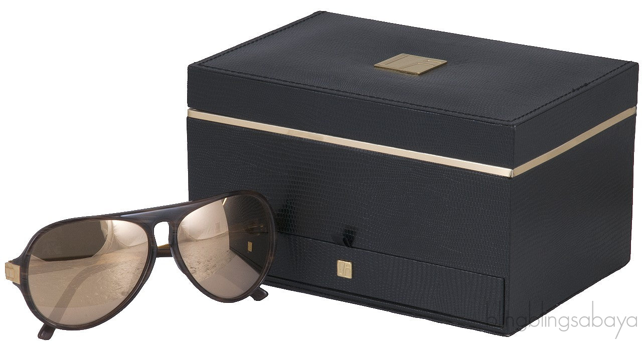 Gold Aviator Sunglasses
