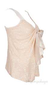 Bow Sequined Embellished Top
