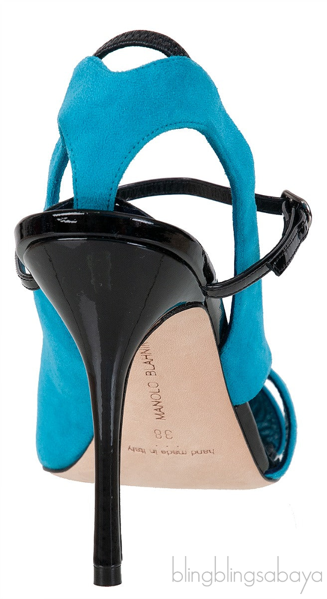 Bi-color Strappy Sandals