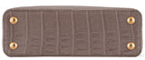 Capucines Crocodile Taupe BB