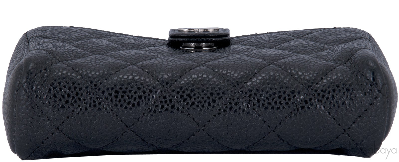 Black Quilted Phone Holder