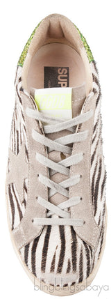 Superstar Zebra Pony Hair Sneakers