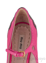 Capreto Bi-color Peep Toe Heels