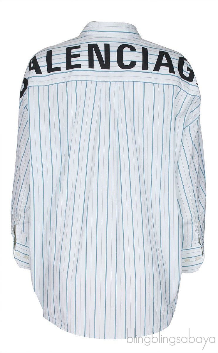 Light Blue Striped Shirt