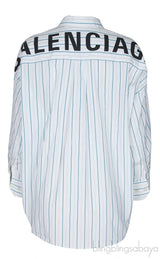 Light Blue Striped Shirt